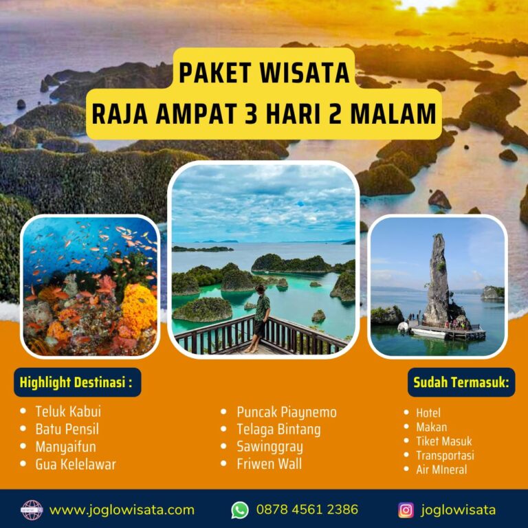 Paket Wisata Raja Ampat 3 Hari 2 Malam