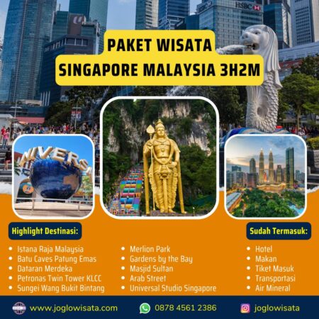 Paket Wisata Singapore Malaysia 3 Hari 2 Malam