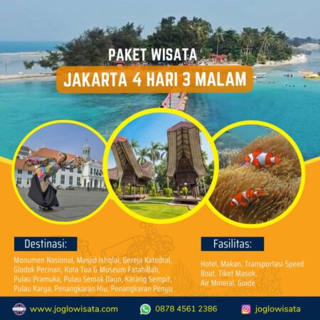 Paket Wisata Jakarta 4 Hari 3 Malam